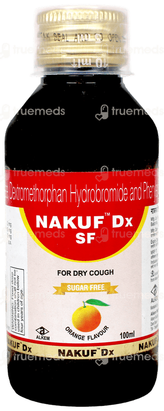 Nakuf Dx Sf Orange Flavour Syrup 100Ml